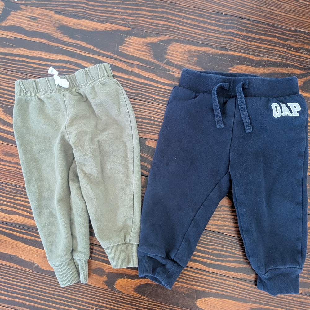 GAP Kids Navy and Olive Joggers